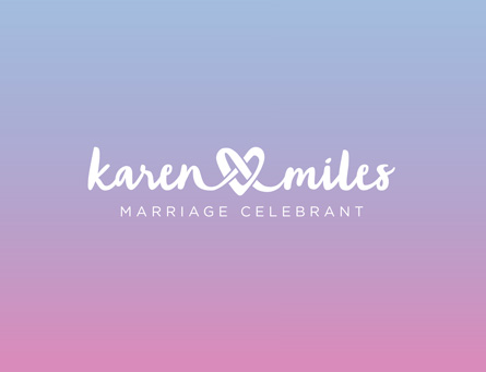 karen miles logo design